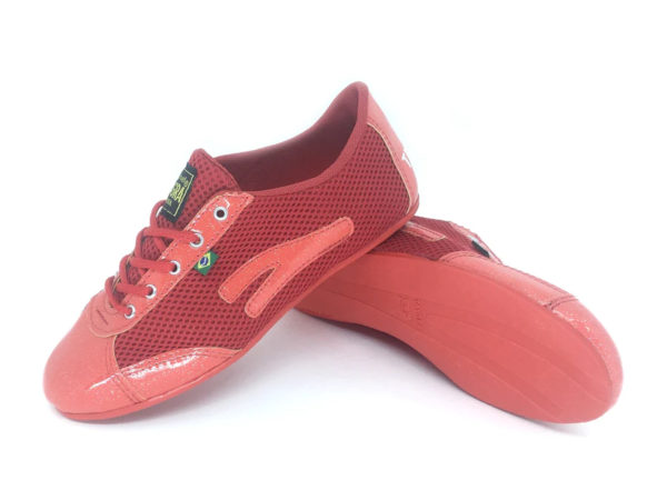 Taygra Dance Trainers - Slim (Red)